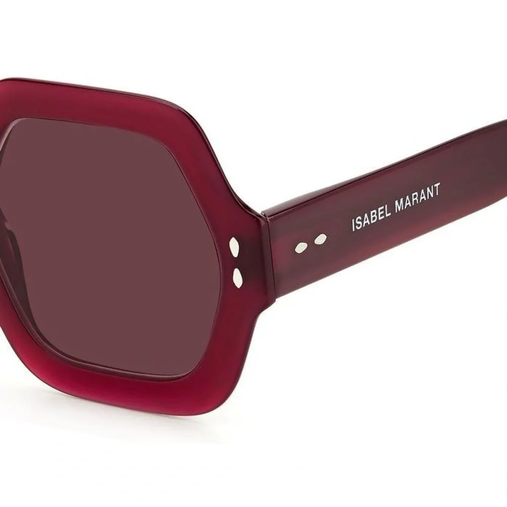 ISABEL MARANT ELY IM 0004/N/S BURGUNDY SUNGLASSES - Picture 4 of 7